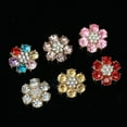 thumbnail image 4 of Botones con pedrería, botones con pedrería, clips desmontables para botones de camisa, botones de cristal elegantes para ropa, botones decorativos, estilo joyería, alta calidad, pedrería de, 4 of 8