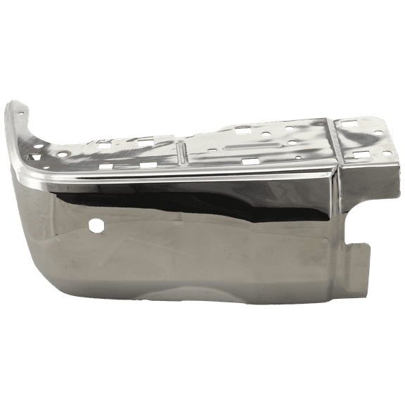 Garage-Pro Bumper End Compatible with Toyota Tundra 2014-2021 Rear, Driver Side Extension, Chrome, Steel Type, with Park Assist Sensor Holes