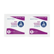 Dynarex BZK Antiseptic Towelettes, 5 x 7 100 Pads MS-60700
