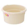 thumbnail image 2 of Bañera de pies, cubo ligero y portátil para baño de pies con puntos de masaje para relajación y pedicura en el hogar. Beige, 2 of 8