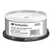 Verbatim - 25 x BD-R - 25 GB 6x - wide printable surface - spindle