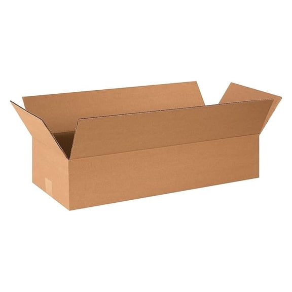 Partners Brand Corrugated Boxes, 24-Inch x 8-Inch x 4-Inch, , 25/Bundle (2484)