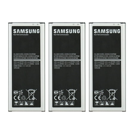 Original Battery For Samsung Galaxy Note 4 Mobile Phones - EBBN910BBK (3200mAh, 3.85V, Li-Ion) - 3 (Best Note 5 Battery Case)