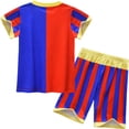 thumbnail image 2 of Toddler Boy Cartoon Summer Short Sleeve T-Shirt and Shorts Kids Outfit Set 2-7 Year, 2 of 6