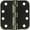 Antique Brass, variant on S44R5HDB10B 4" x 4" x 5/8" Radius Hinge; Heavy Duty; Ball Bearings; Oil Rubbed Bronze Finish