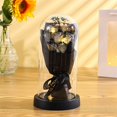 thumbnail image 4 of RyanK Valentine'S Day Gifts Preserved Flowers Gifts For Her Preserved Rose Bouquet In Glass Dome Light Up Rose Gifts Great For Mom Girlfriend Wife Good For Birthday Valentines Day, 4 of 6
