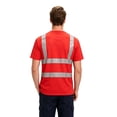 thumbnail image 4 of Hi Vis Shirts for Men Class 2 High Vis Shirts with Short Sleeves High Visibility Safety Work Shirt for Construction, Warehouse, Traffic, Quick Dry & Breathable, 4 of 5
