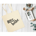 thumbnail image 2 of Boss Babe, Girlboss Cotton Canvas Re-Usable Shopping & Carry-All Tote Bag, 2 of 3