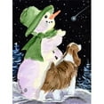 thumbnail image 1 of Carolines Treasures SS8949GF 11 x 15 In. Snowman With English Springer Spaniel Flag- Garden Size, 1 of 3