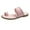 Pink, variant on JeashCHAT Sandals for Women, Slide Sandals Summer New Women's Shoes Solid Color Sequin Casual Slipper Toe Sandals Women (Beige)