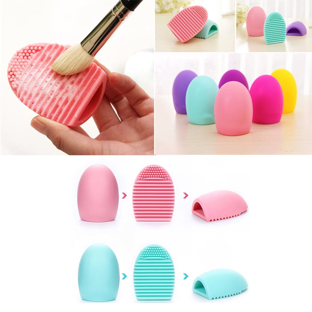 Silicone Makeup Brush Cleaner Pad - Efficient Washing Scrubber Board and  Cleaning Mat for Makeup Brushes TIKA 