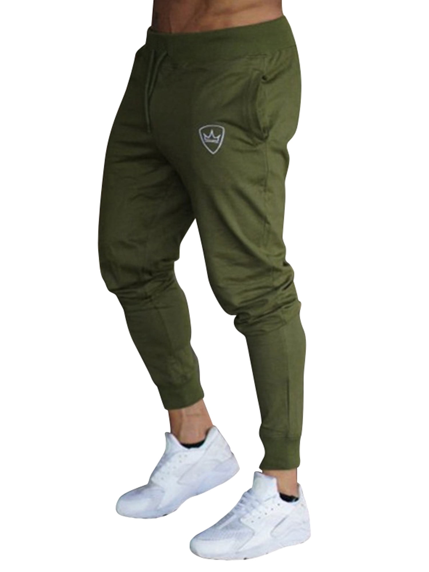 slim cotton joggers