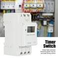 thumbnail image 3 of THC 30A Digital Timer Switch,Time Switch Digital Timer Switch 12v 30 Amp DC Timer 7 Day Programmable Electronic Time Control Switch 16 ON OFF Timer Settings Screw Rail Mounting, 3 of 7