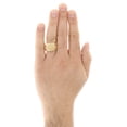 thumbnail image 5 of 10K Yellow Gold Yellow Diamond Dome Octagon Shape Pinky Ring Fancy Band 0.36 CT., 5 of 5