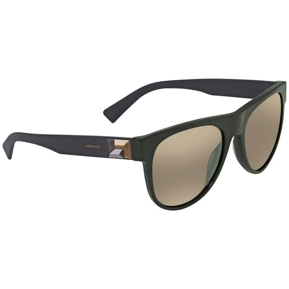 Versace VE 4346 Plastic Womens Pilot Sunglasses Green 57mm Adult