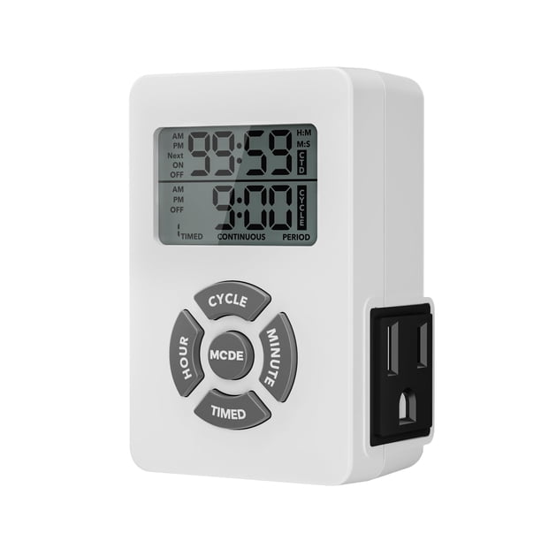 Temporizador Digital BN-LINK para Enchufe Interior, 24 Horas, 125V/15A/1875W