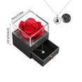 thumbnail image 2 of WYBXZ Eternal Real Rose Gift Box Preserved Rose with Heart Necklace, Necklace Forever Flower Rose Gifts for Women Mom Wife Girlfriend on Valentines Anniversary Wedding Birthday, 2 of 10