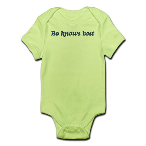 CafePress - Bo Knows Best Infant Bodysuit - Baby Light Bodysuit