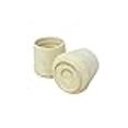 thumbnail image 3 of Shepherd Hardware 8756E Leg Tips 1-1/8-Inch Inside Diameter Rubber Chair Leg Caps, 24 Pack, White, 3 of 4