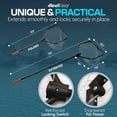 thumbnail image 2 of Large Fishing Net with Extendable Telescopic Handle – Foldable, Lightweight Landing Net with Built-in Size Measurement – for Freshwater, Saltwater, and Beach Fishing, 2 of 6