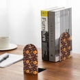 thumbnail image 5 of Sikiie Woodland Creatures Floral Bookends 1 Pair, Wood Bookends for Shelves, Book Ends for Shelves, Book Shelf Holder for Home Office, 5 of 7