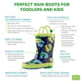 thumbnail image 3 of Oaki Kids Waterproof Rain Boots with Easy-On Handles, 3 of 3