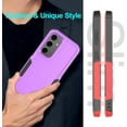 thumbnail image 6 of for Samsung Galaxy S24 Case with Tempered Glass Screen Protector & Camera Lens Protector,Heavy-Duty Tough Rugged Slim Shockproof Phone Case for Galaxy S24 (6.2", 2024)[Purple/Black], 6 of 7