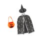 thumbnail image 2 of Capa de mago para niños y niñas, disfraz de fantasía, juego de simulación, conjunto de disfraz de Halloween, 2 of 10