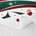 thumbnail image 5 of Manfei Christmas Charming Snowflake Twin Quilt Set,Cartoon Farm Cattle Twin Coverlet Set,2 Pieces,1 Bedspread and 1 Pillowcase, 5 of 7