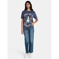 thumbnail image 2 of Alice in Wonderland Women's Washed Graphic Tee with Short Sleeves, Sizes XXS-XXL, 2 of 5