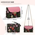 thumbnail image 7 of Pzuqiu Colorful Flower Women's Leather Cross body Bag Fashion Versatile Woman Crossbody Bag with Chain Strap Minimalist Craftsmanship Quilted Crossbody Purse for Women, 7 of 7