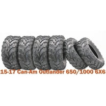 15-17 Can-Am Outlander 650/1000 6X6 Full Set ATV tire (2) 26x8-12 & (4) 26x10-12