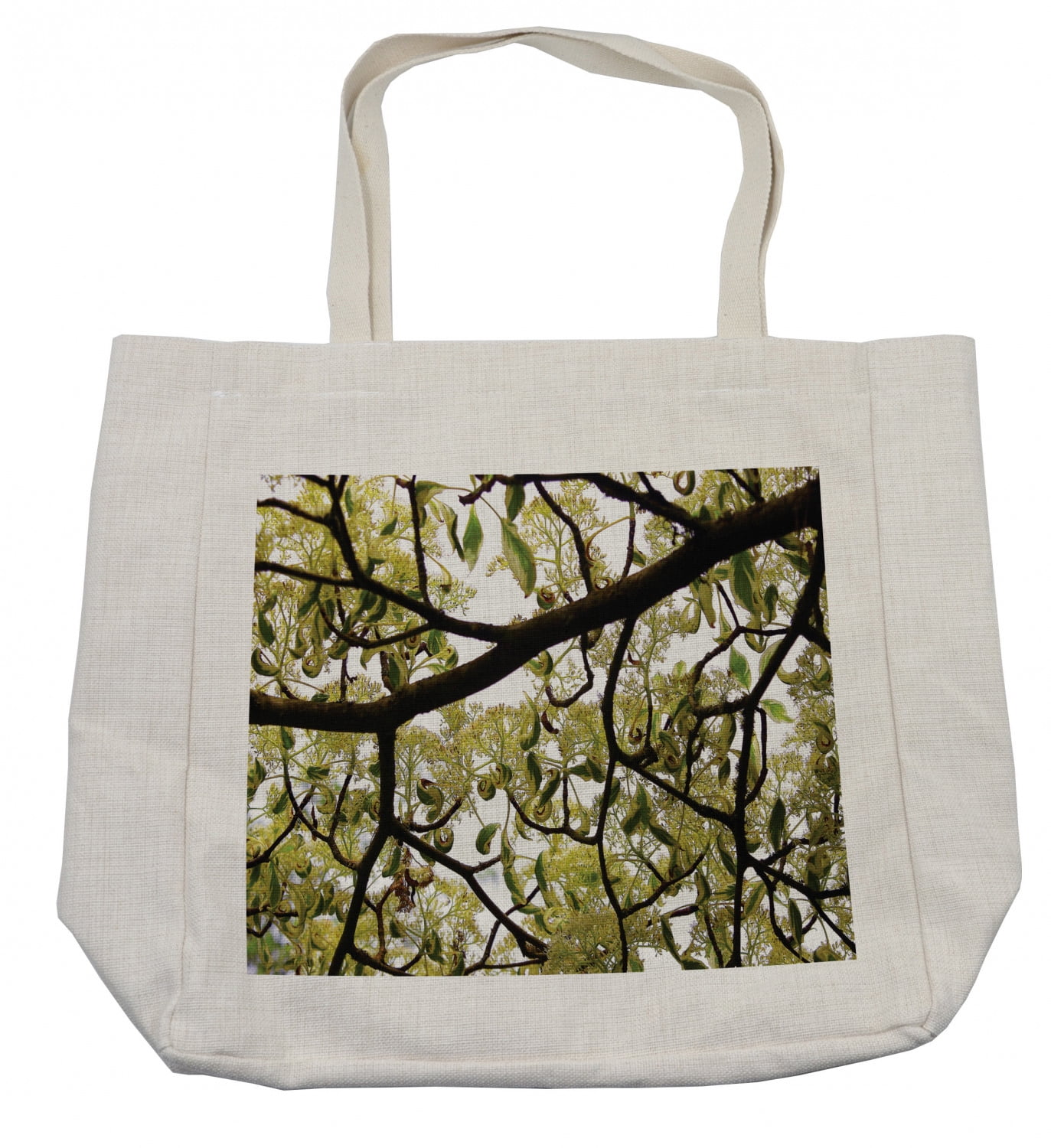 Ambesonne Summer Gym Bag Large Weekender Carry-on Nature Apple Tree Flower
