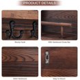 thumbnail image 3 of Key Rack Vintage, Key Organizer, Wall Decoration Wood, Wall Mounted Magazine, 3 of 4