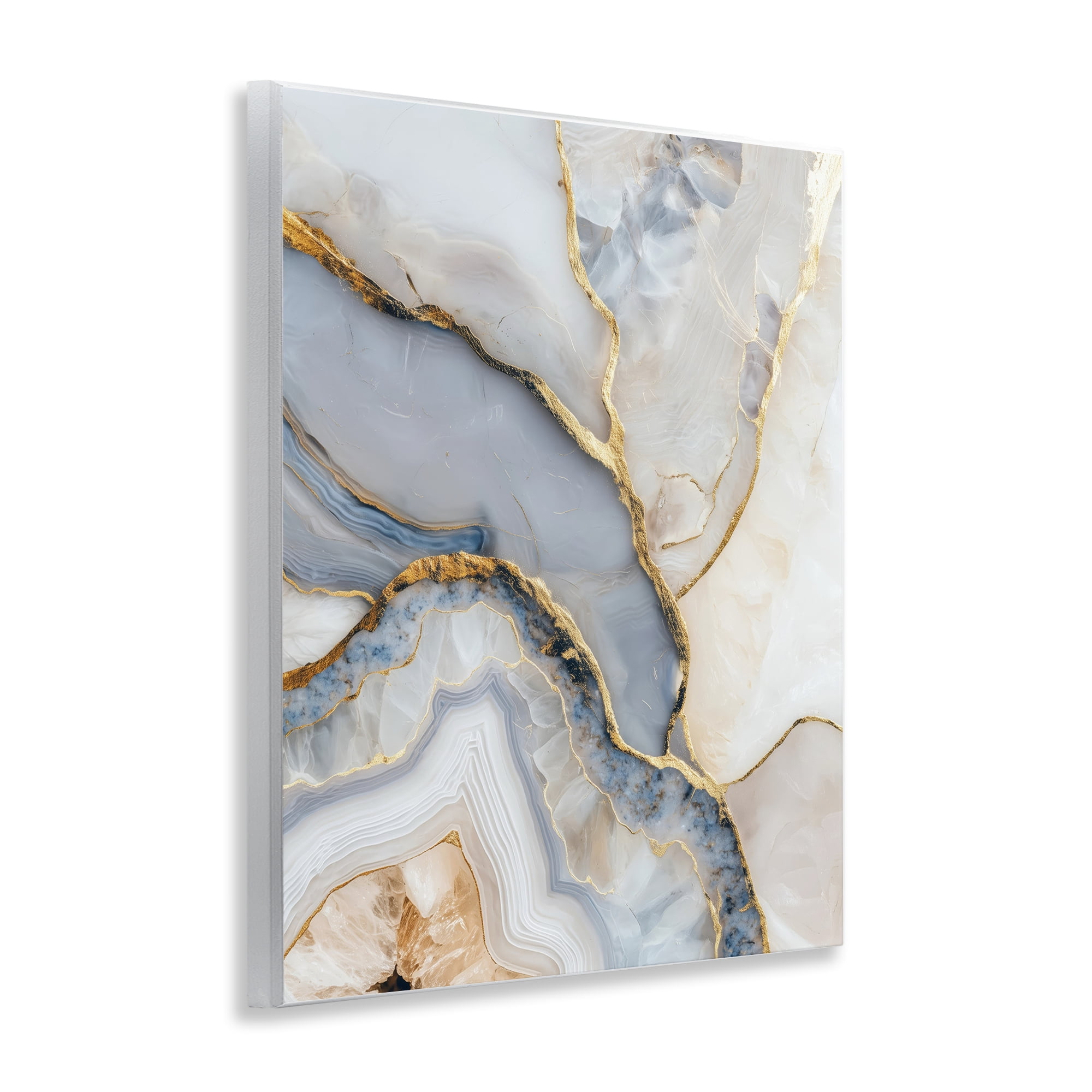 Stupell Industries Glimmering Layers of Agate Wall Plaque Art, design by Svetlana Aleynikova