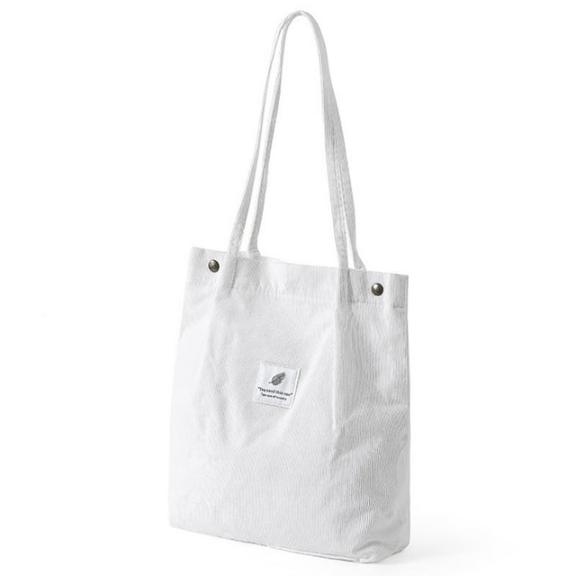 Sonducket Bolso de pana para niña, bandolera de moda, bolsas portátiles para botellas de agua para teléfono móvil, viajes al aire libre, Bolsas de mensajero y de hombro Blanco