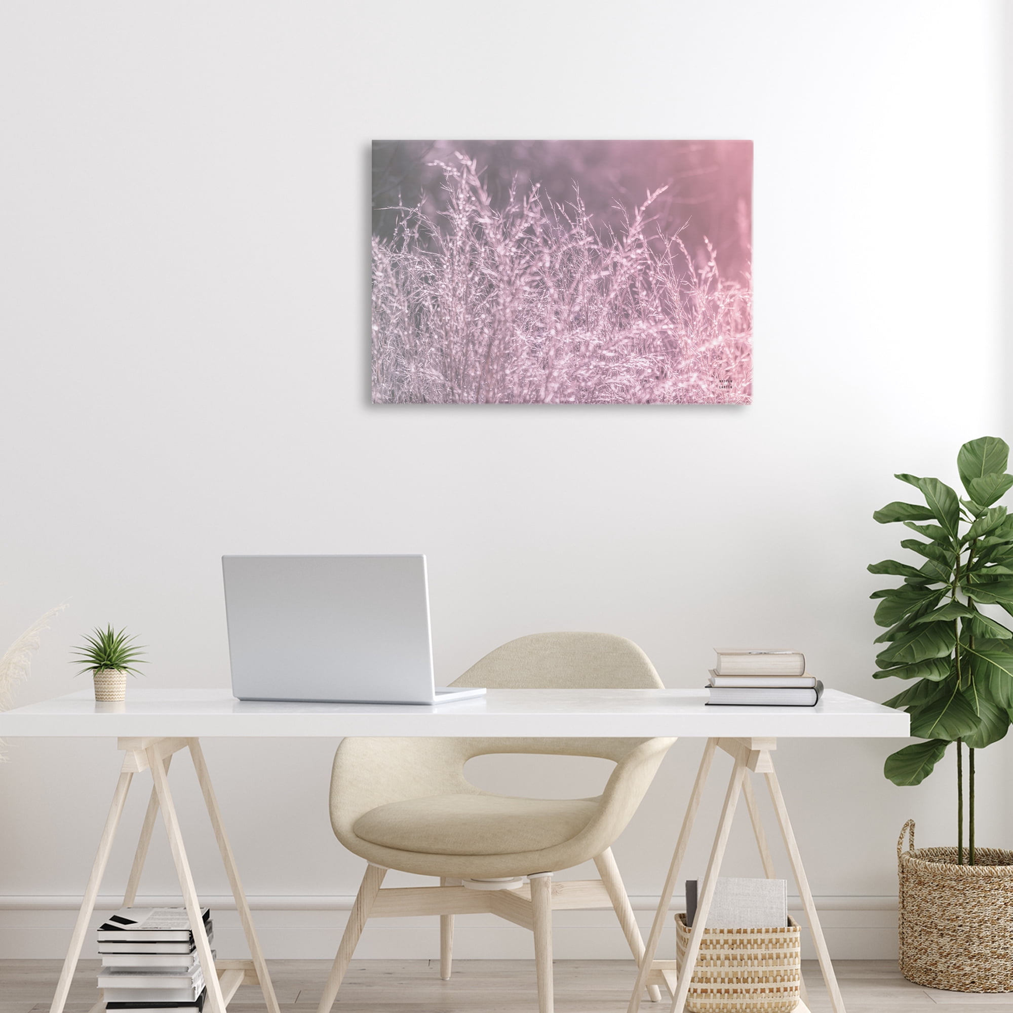 Stupell Industries Pink Morning Gentle Meadow Canvas Wall Art, design by Nathan Larson