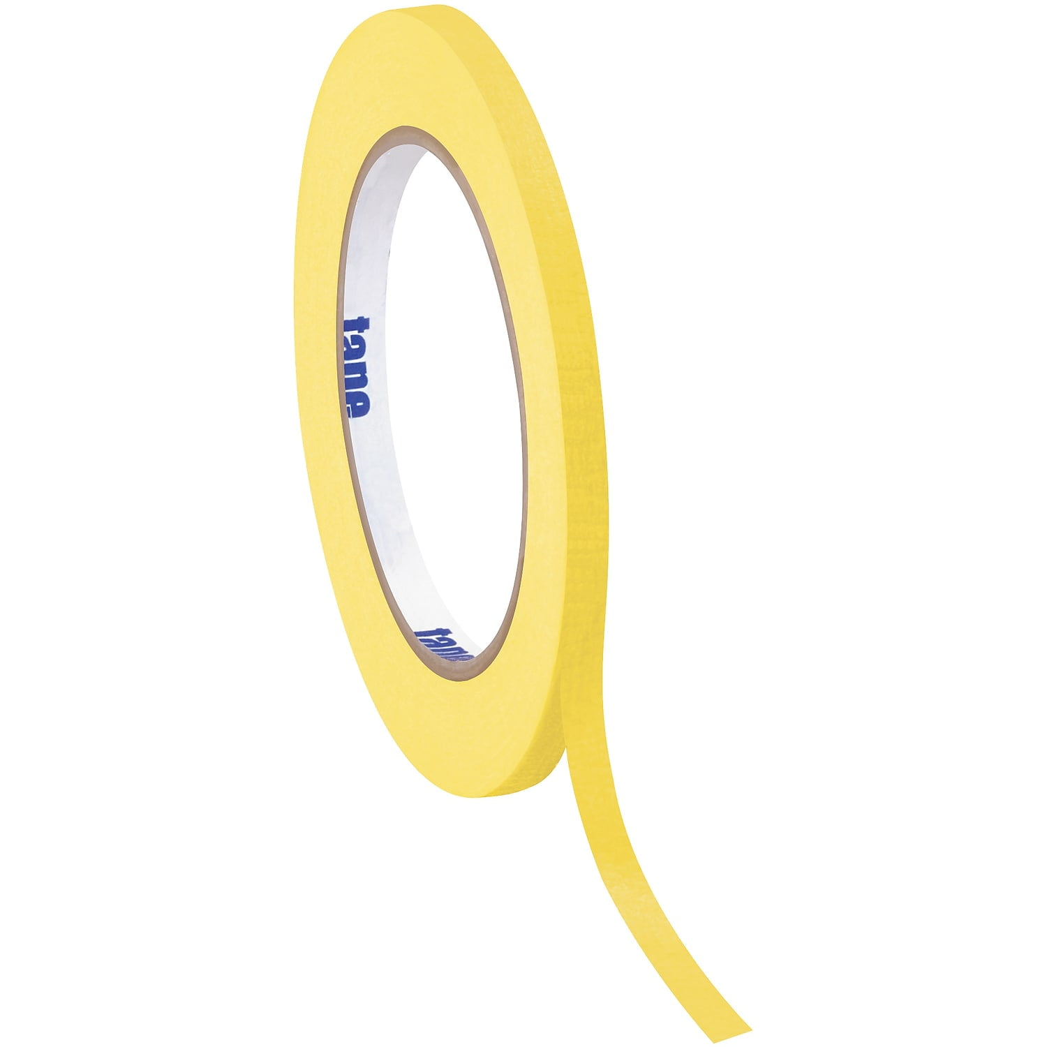 Tape Logic Colored Masking Tape 4.9 Mil 1/2" x 60 yds. Yellow 12/Case T93300312PKY
