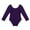 Purple, variant on MSemis Kids Ballet Dance Leotard Long Sleeve Solid Color Wear Gymnastic Leotard Black (Girls 4)