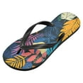 thumbnail image 2 of Unisex Comfort Flip Flops Summer Thong Sandals Non Slip Soles Flip Flop for Beach, Pool, and Daily Wear Colorful Various Leaves XXL, 2 of 8