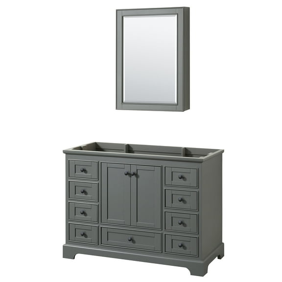 Wyndham Collection Wcs202048scxsxxmed Deborah 47-1/4" Free Standing Single Wood Vanity