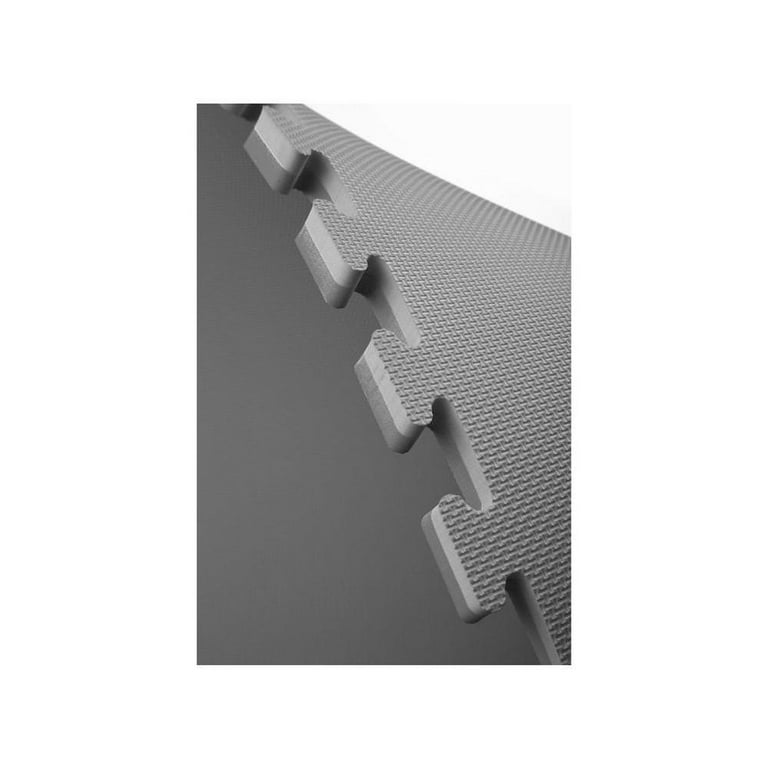 Norsk Black/Gray 24 in. x 24 in. EVA Foam Sport Multi-Purpose Reversible Interlocking Tile (12-Tile) Norsk Black/Gray 24 in. x 24 in. EVA Foam Sport Multi-Purpose Reversible Interlocking Tile (12-Tile)