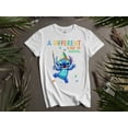 thumbnail image 1 of Disney Lilo & Stitch A Different Kind Of Normal Graphic T-Shirt All Size S-5XL, 1 of 4