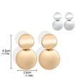 thumbnail image 3 of Minnieouse 1 par de pendientes de aleación, joyería de moda, resistente al óxido, estilo Vintage de larga duración, regalo de fiesta atractivo Type2 NO2, 3 of 6