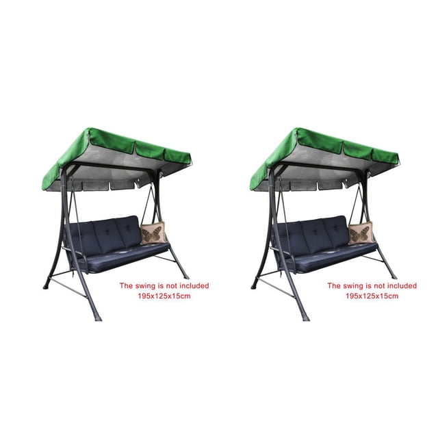 Cubierta de lluvia Inteprter para silla giratoria impermeable verde 164x114x15cm