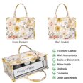 thumbnail image 2 of Large Capacity Tote Bag,Pioneer Flower Floral Print Pattern Handbag Fashion Luxury Tote Bag,15.7"x13"x 5.1" Inches,Laptop Compatible, 2 of 6