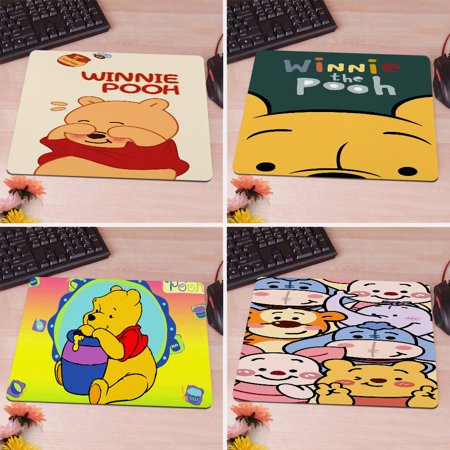 Gaming Mouse Pad is a large Mouse Pad Suitable for PC Computer Desks  Silky Smooth  Non-Slip Rubber Mouse Pad  8.66 Inch x 7.09 inch,Winnie the Pooh Mouse Pad