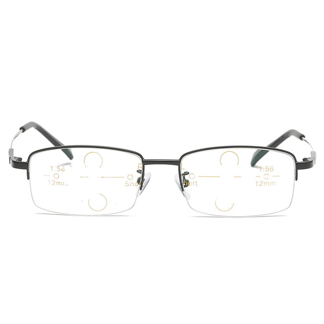 Gafas de presbicia con memoria de titanio y antiluz azul para hombre, con zoom automático, progresivas, multifocales, de cerca y de lejos, de doble propósito