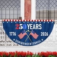 thumbnail image 5 of Usa 250Th Anniversary Semiquincennial Bunting Flag 17.7X35.4", 1776-2026 250 Years Of Freedom Patriotic Half Circle Banner, Double Sided American Independence Day Bunting, 5 of 7