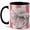 Black, variant on Pink Betta Fish Coffee Mug, Fancy Fish Mug, Ceramic 11 oz